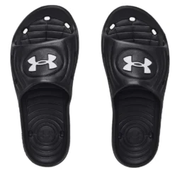 UNDER ARMOUR KID'S LOCKER IV SANDAL - BLACK