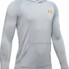 UNDER ARMOUR KID'S TECH 2.0 HOODIE - GREY -HockeyPro Hub UNDER ARMOUR KID S TECH 2.0 HOODIE GREY FRONT