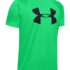 UNDER ARMOUR KID'S TECH BIG LOGO T SHIRT - GREEN 2 UNDER ARMOUR KID'S TECH BIG LOGO T SHIRT - GREEN -HockeyPro Hub UNDER ARMOUR KID S TECH BIG LOGO T SHIRT GREEN