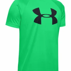 UNDER ARMOUR KID'S TECH BIG LOGO T SHIRT - GREEN