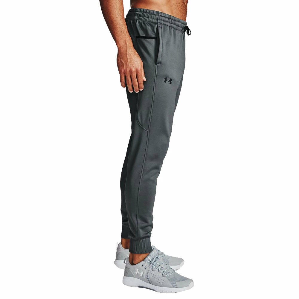 UNDER ARMOUR MEN'S ARMOUR FLEECE JOGGERS - GREY 4 UNDER ARMOUR MEN'S ARMOUR FLEECE JOGGERS - GREY - Image 2