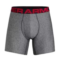UNDER ARMOUR MEN'S BOXER JOCK TECH 6" 2-PACK - GREY -HockeyPro Hub UNDER ARMOUR MEN S BOXERJOCK TECH 6 INCH 2 PACK GREY 1