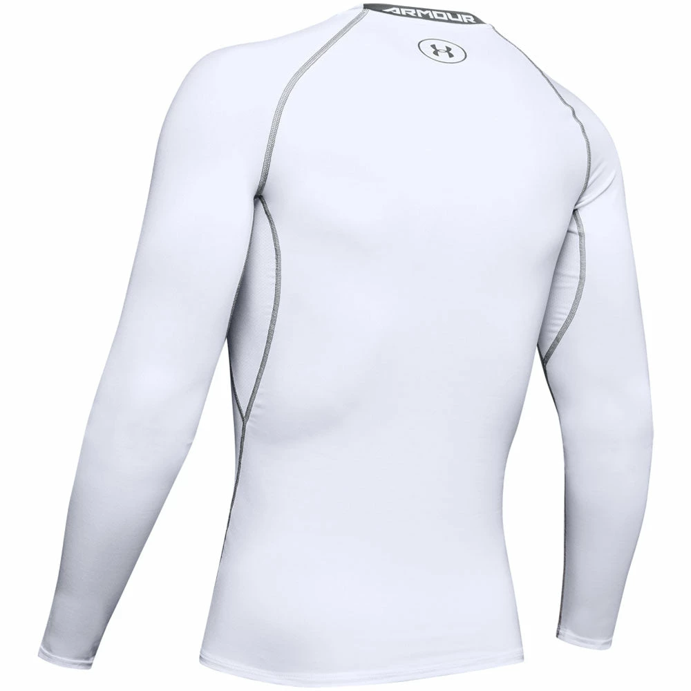 UNDER ARMOUR ADULT HEATGEAR LONG SLEEVE SHIRT - WHITE 4 UNDER ARMOUR ADULT HEATGEAR LONG SLEEVE SHIRT - WHITE - Image 2
