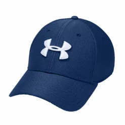 UNDER ARMOUR ADULT HEATHERED BLITZING 3.0 HAT - BLUE/WHITE
