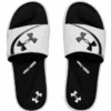 UNDER ARMOUR ADULT IGNITE VI SANDALS - WHITE/BLACK