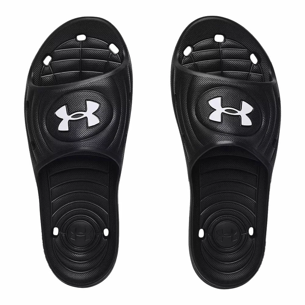 UNDER ARMOUR MEN'S LOCKER IV SANDAL - BLACK 3 UNDER ARMOUR MEN'S LOCKER IV SANDAL - BLACK