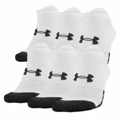 Gildan UNDER ARMOUR MEN'S PERFORM TECH NO SHOW 6 PACK - WHITE
