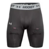 UNDER ARMOUR SENIOR HOCKEY COMPRESSION SHORTS - GREY