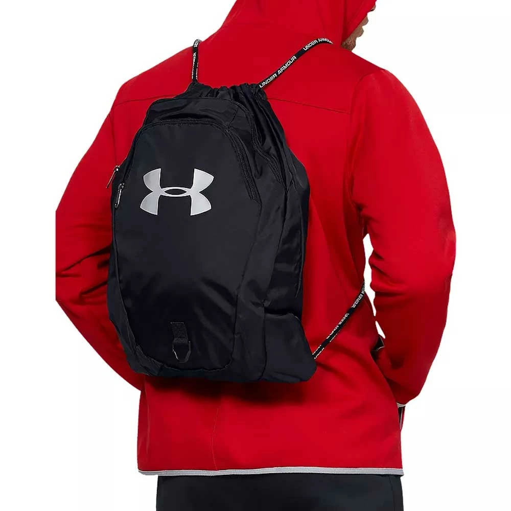 UNDER ARMOUR UNDENIABLE 2.0 SACKPACK - BLACK/SILVER 5 UNDER ARMOUR UNDENIABLE 2.0 SACKPACK - BLACK/SILVER - Image 3