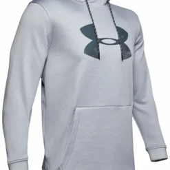 UNDER ARMOUR AF PO BIG LOGO GRAPHIC ADULT HOODIE - GREY