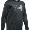 UNDER ARMOUR ARMOUR FLEECE BRANDED KID'S HOODIE - BLACK -HockeyPro Hub UNDER ARMOUR ARMOUR FLEECE BRANDED KID S HOODIE 1343274 001