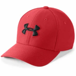 UNDER ARMOUR KIDS BLITZING 3.0 HAT - RED/BLACK