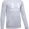UNDER ARMOUR KID'S RIVAL LOGO HOODIE -HockeyPro Hub UNDER ARMOUR KID S RIVAL LOGO HOODIE 1325328 012