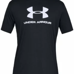 UNDER ARMOUR ADULT SPORTSTYLE LOGO T SHIRT - BLACK