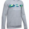 UNDER ARMOUR RIVAL KID'S HOODIE - GREY -HockeyPro Hub UNDER ARMOUR RIVAL KID S HOODIE 1343276 011