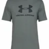 UNDER ARMOUR SPORTSTYLE LOGO ADULT SHORT SLEEVE SHIRT - GREY -HockeyPro Hub UNDER ARMOUR SPORTSTYLE LOGO MEN S SHORT SLEEVE SHIRT 1329590 012