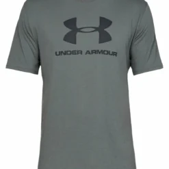 UNDER ARMOUR SPORTSTYLE LOGO ADULT SHORT SLEEVE SHIRT - GREY