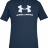 UNDER ARMOUR SPORTSTYLE LOGO ADULT SHORT SLEEVE SHIRT - NAVY -HockeyPro Hub UNDER ARMOUR SPORTSTYLE LOGO MEN S SHORT SLEEVE SHIRT 1329590 408