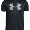 UNDER ARMOUR TECH BIG LOGO SOLID KID'S T SHIRT - BLACK -HockeyPro Hub UNDER ARMOUR TECH BIG LOGO SOLID KID S T SHIRT 1331687 001