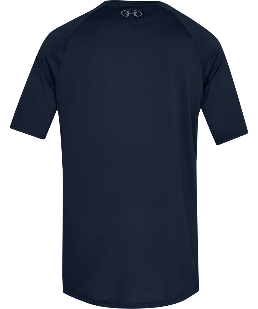 UNDER ARMOUR TECH ADULT T SHIRT - NAVY 4 UNDER ARMOUR TECH ADULT T SHIRT - NAVY - Image 2