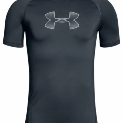 UNDER ARMOUR KIDS ARMOUR SHORT SLEEVE T SHIRT - GREY