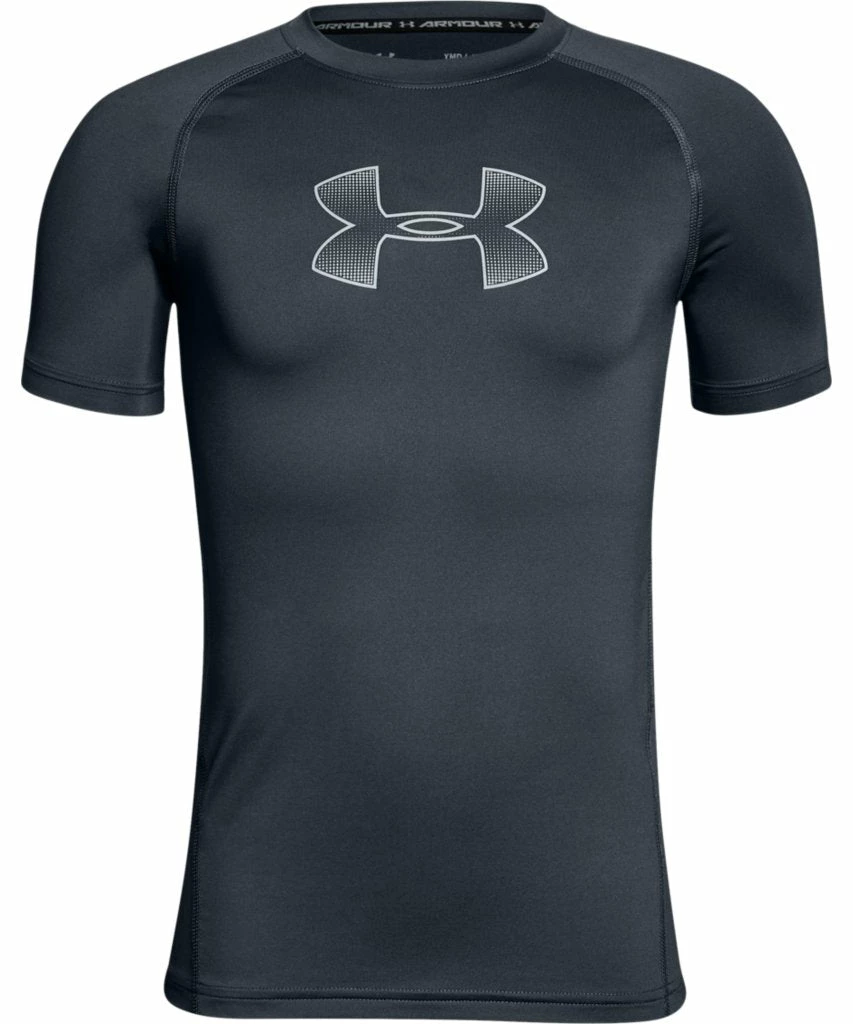 UNDER ARMOUR KIDS ARMOUR SHORT SLEEVE T SHIRT - GREY 3 UNDER ARMOUR KIDS ARMOUR SHORT SLEEVE T SHIRT - GREY