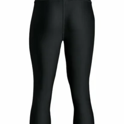 UNDER ARMOUR GIRLS HEATGEAR CAPRI PANTS - BLACK -HockeyPro Hub Under Armour Girls HeatGear Capri Pants Black Back 178405 min