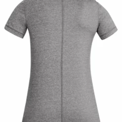 UNDER ARMOUR WOMEN'S HEATGEAR T SHIRT- GREY -HockeyPro Hub Under Armour Womens HeatGear T Shirt Grey Back 178417 min