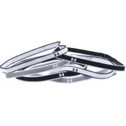 UNDER ARMOUR WOMEN'S MINI HEADBANDS - 6 PACK BLACK