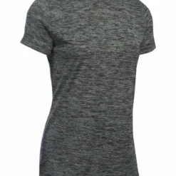 UNDER ARMOUR WOMEN'S TECH TWIST T SHIRT - BLACK
