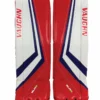 VAUGHN VENTUS SLR2 PRO CARBON SENIOR GOALIE PADS 2 VAUGHN VENTUS SLR2 PRO CARBON SENIOR GOALIE PADS -HockeyPro Hub Vaughn Ventus SLR2 Pro Carbon Goalie Pads White Red Blue