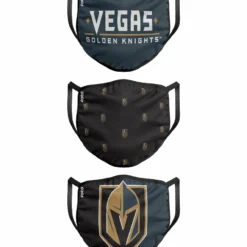 FOCO VEGAS GOLDEN KNIGHTS KIDS NON-MEDICAL FACE MASKS - 3 PACK