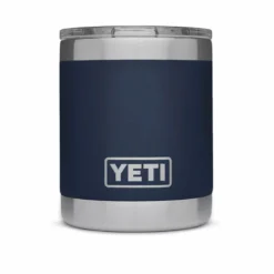 YETI RAMBLER 10OZ LOWBALL 10 YETI RAMBLER 10OZ LOWBALL -HockeyPro Hub YETI RAMBLER 10OZ LOWBALL YRAM10 navy front