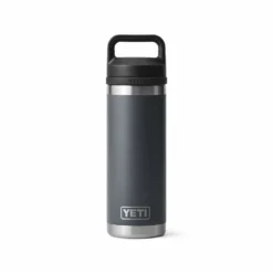 YETI RAMBLER 18 OZ BOTTLE CHUG CHARCOAL