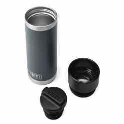 YETI RAMBLER 18 OZ HOTSHOT BOTTLE CHARCOAL -HockeyPro Hub YETI RAMBLER 18 OZ HOTSHOT BOTTLE CHARCOAL FOUR