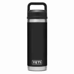 YETI RAMBLER 18OZ BOTTLE WITH CHUG CAP -HockeyPro Hub YETI RAMBLER 18OZ BOTTLE WITH CHUG CAP BLACK