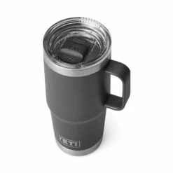 YETI RAMBLER 20 OZ TRAVEL MUG CHARCOAL -HockeyPro Hub YETI RAMBLER 20 OZ TRAVEL MUG CHARCOAL ONE