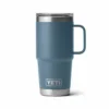 YETI RAMBLER 20 OZ TRAVEL MUG NORDIC BLUE