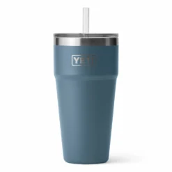 YETI RAMBLER 26 OZ STRAW CUP NORDIC BLUE