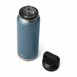 YETI RAMBLER 36 OZ BOTTLE CHUG NORDIC BLUE -HockeyPro Hub YETI RAMBLER 36 OZ BOTTLE CHUG NORDIC BLUE