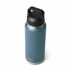 YETI RAMBLER 36 OZ BOTTLE CHUG NORDIC BLUE -HockeyPro Hub YETI RAMBLER 36 OZ BOTTLE CHUG NORDIC BLUE ONE