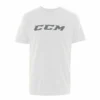 CCM ADULT TRI-BLEND T SHIRT - WHITE